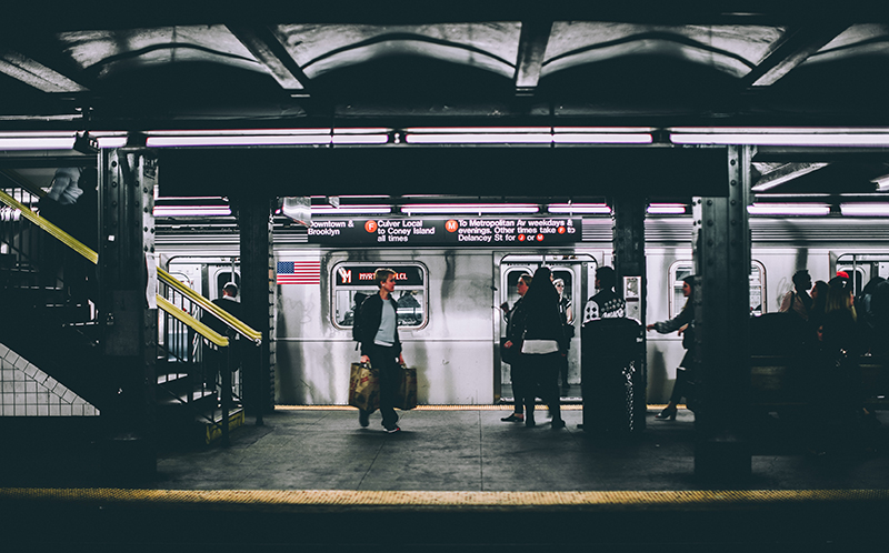 Photo of subway platform